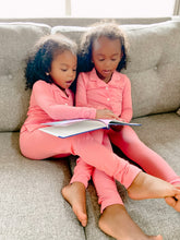 Load image into Gallery viewer, Kid's Blush Beauty Pink Pajama Set