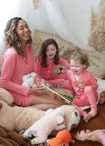 Kid's Blush Beauty Pink Pajama Set