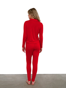 Women's Red Pajama Set