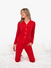 Load image into Gallery viewer, Women&#39;s Red Pajama Set
